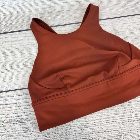 Lululemon Active Wunder Train Cayenne Longline Sports Bra Size 8 - Picture 2 of 10
